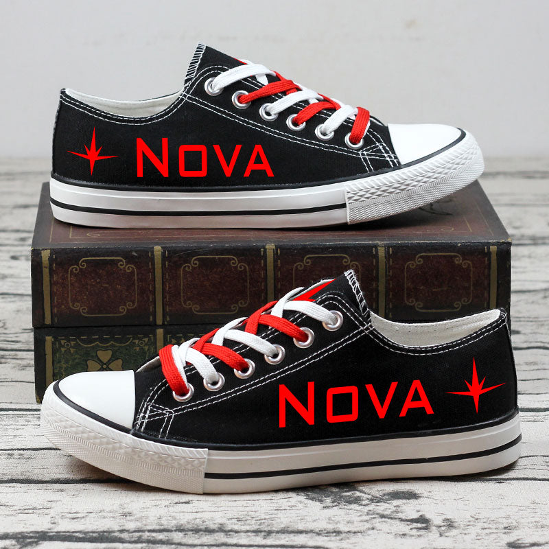 Nova Low Top Canvas Sport Sneakers Shoes For Men Women Fans