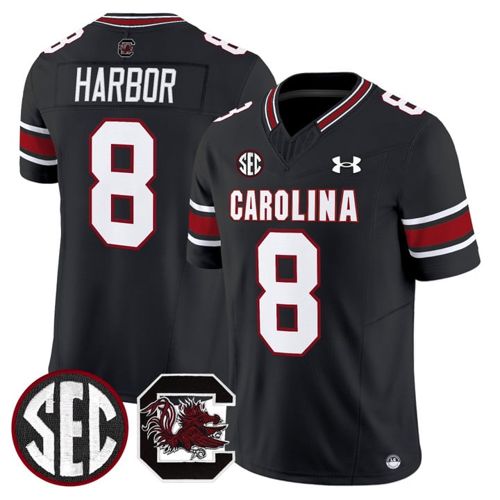 Nyck Harbor Jersey #8 South Carolina Gamecocks 2025 Stitched Black
