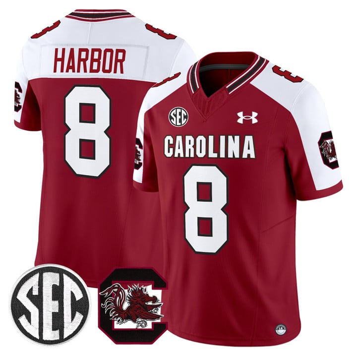 Nyck Harbor Jersey #8 South Carolina Gamecocks 2025 Stitched Garnet Alternate
