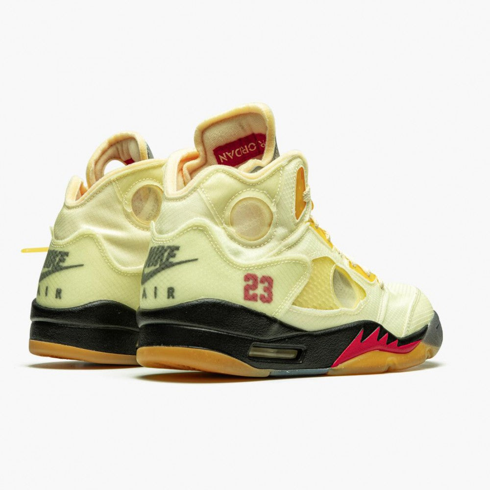 OFF-WHITE x Air Jordan 5 Retro Sail