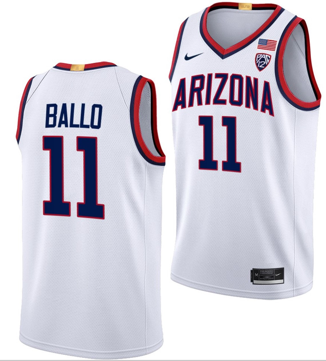 Oumar Ballo Jersey Arizona Wildcats College Basketball Limited #11