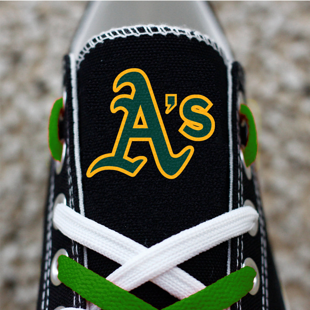Oakland Athletics Limited Print MLB Baseball Fans Low Top Canvas Shoes Sport Sneakers T-DJ118H