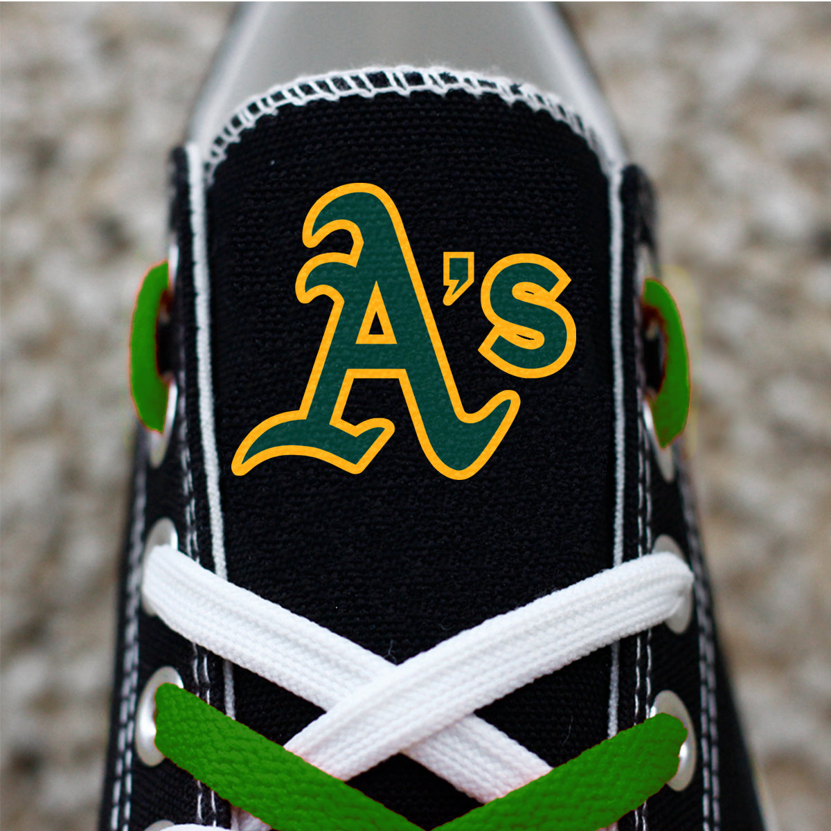 Oakland Athletics Limited Print MLB Baseball Fans Low Top Canvas Shoes Sport Sneakers T-DJ118H