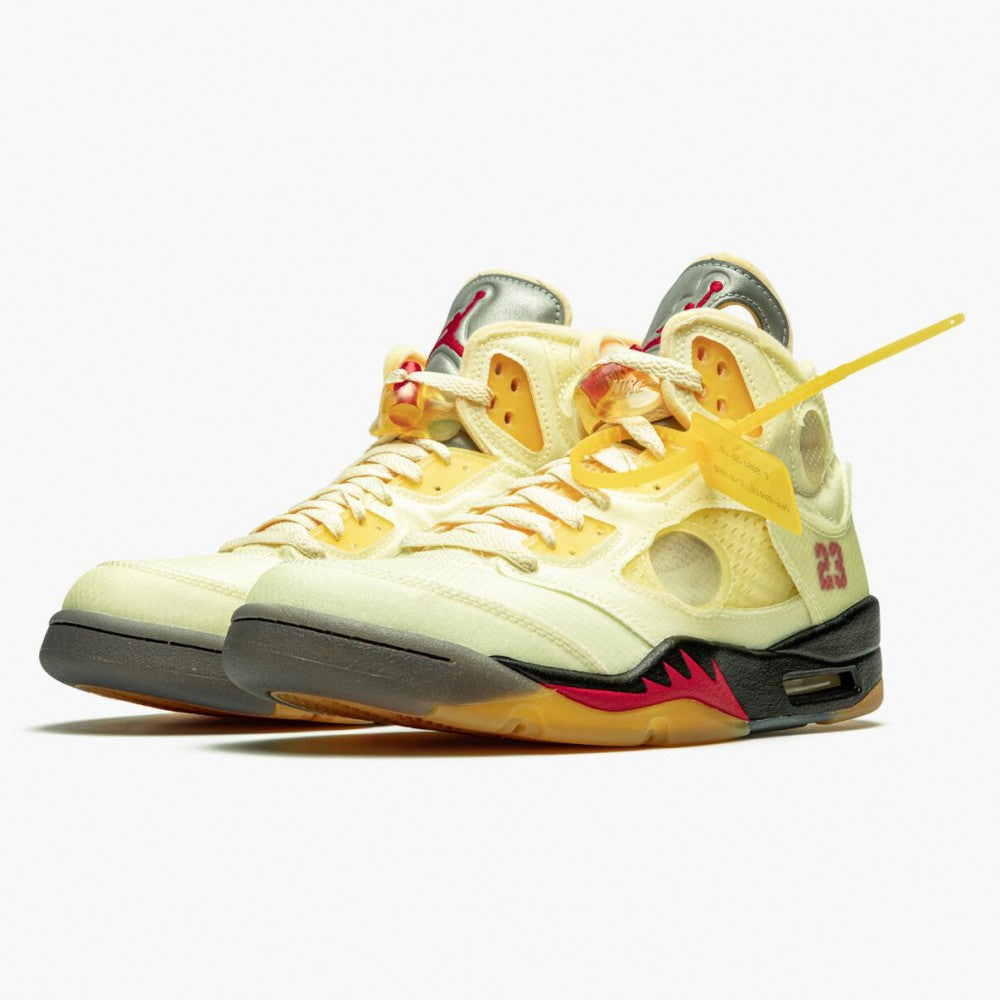OFF-WHITE x Air Jordan 5 Retro Sail