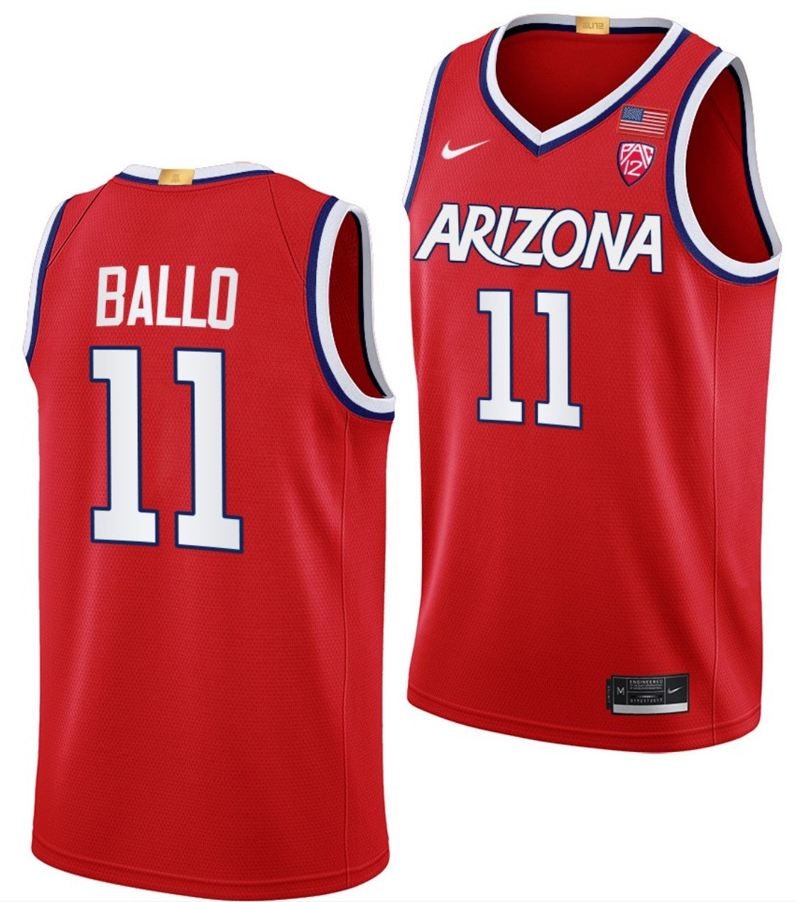 Oumar Ballo Jersey Arizona Wildcats College Basketball Limited #11