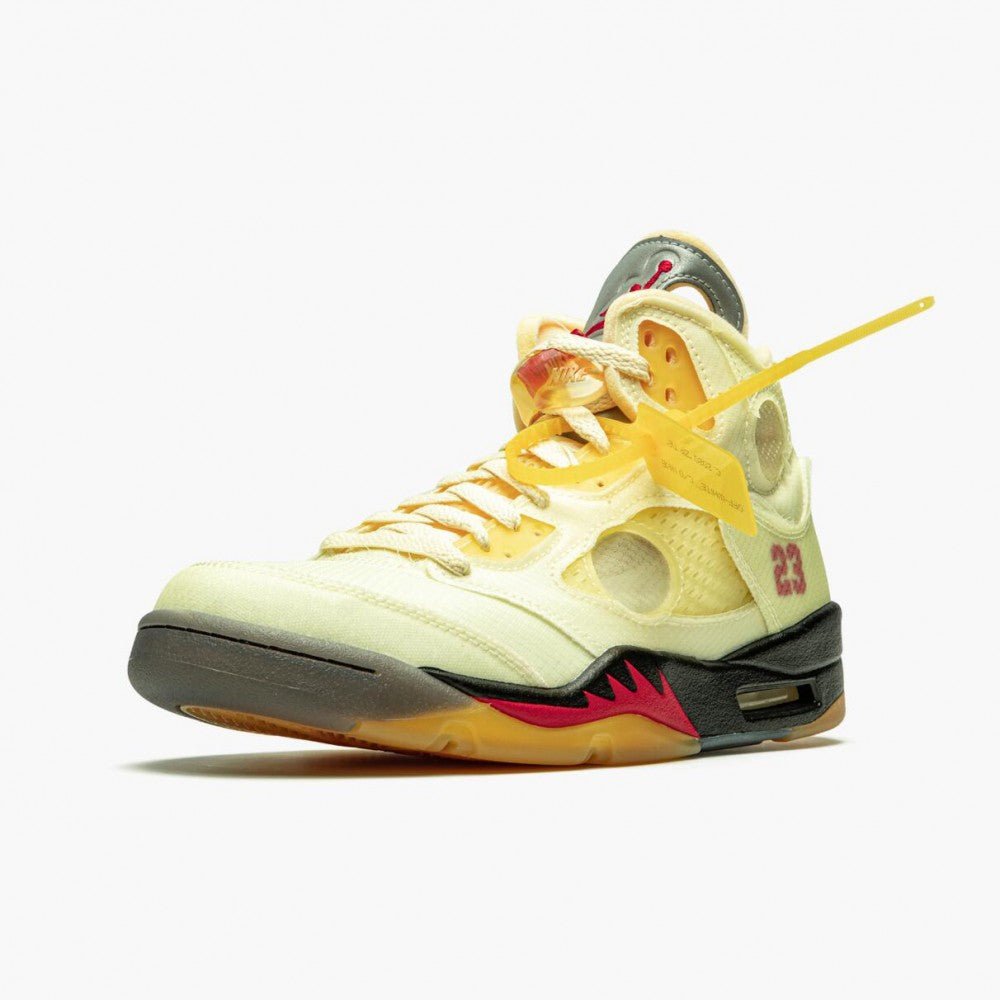 OFF-WHITE x Air Jordan 5 Retro Sail