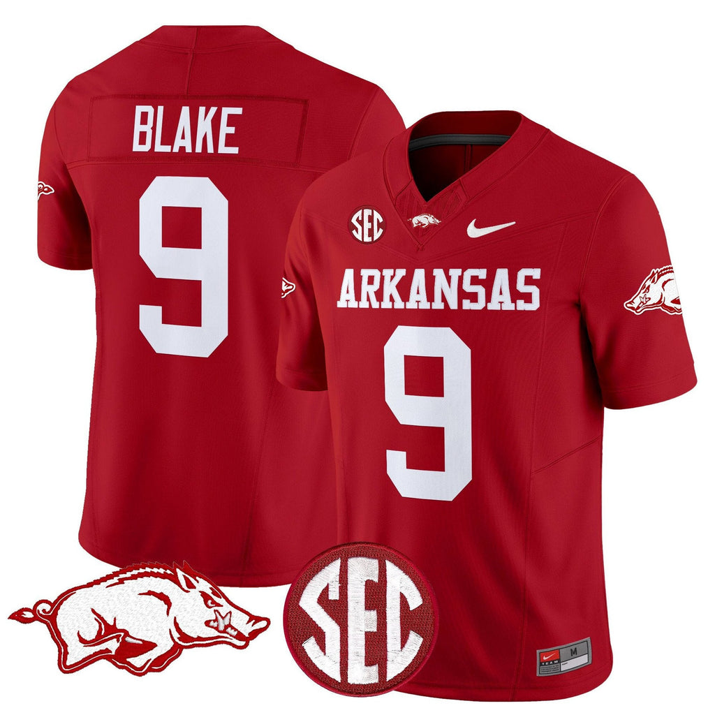 O'Mega Blake Jersey #9 Arkansas Razorbacks Limited Stitched Cardinal