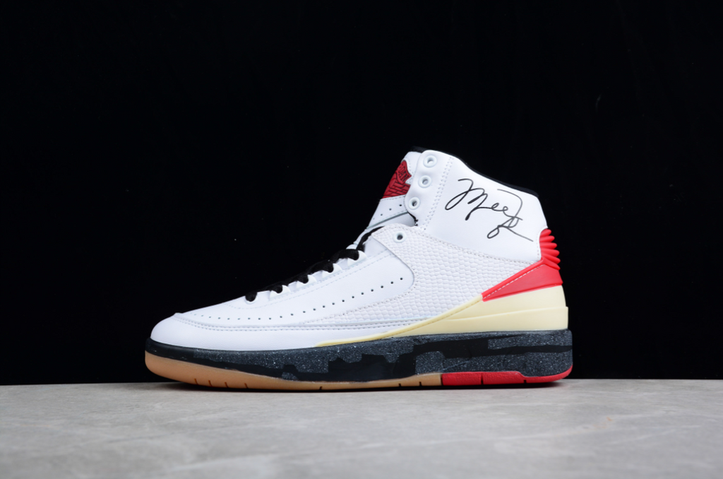 Off-White X Air Jordan 2 High White Varsity Red