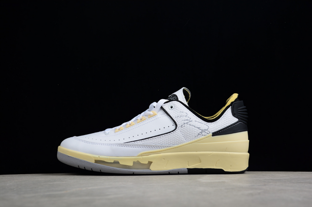 Off-White X Air Jordan 2 Low White Yellow
