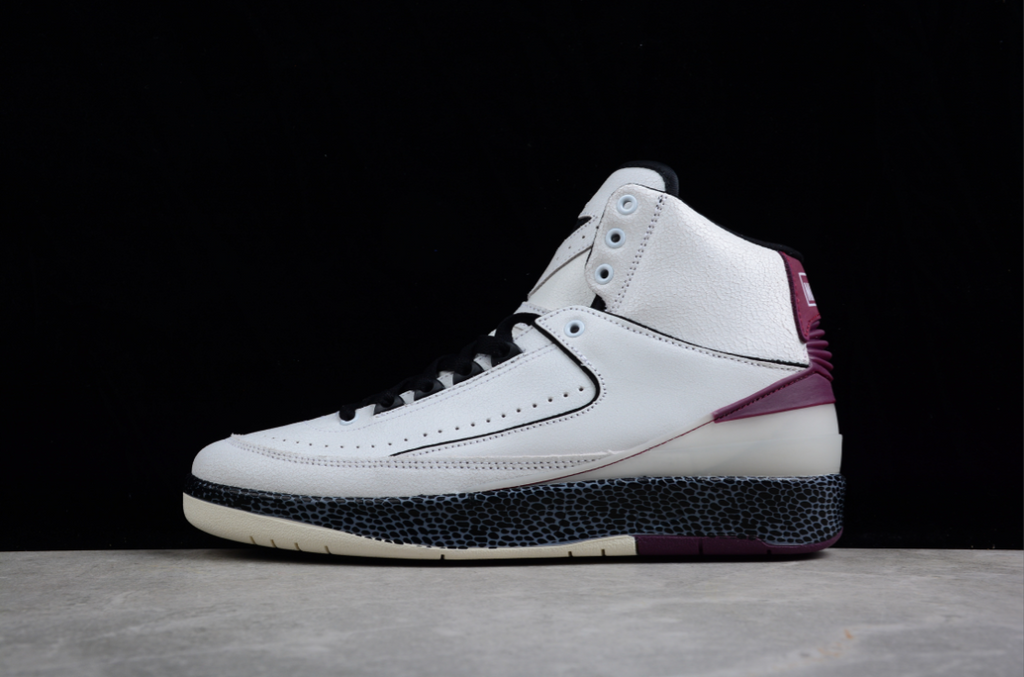 Off-White X Air Jordan 2 Retro SP White Dark Purple Black