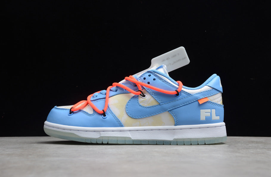 Off-White X Futura X NK Dunk Low UNC