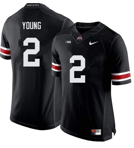 Ohio State Buckeyes #2 Chase Young NCAA College Football Jersey Black