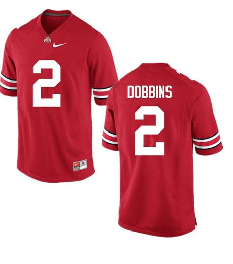 Ohio State Buckeyes #2 J.K. Dobbins NCAA College Football Jersey Red
