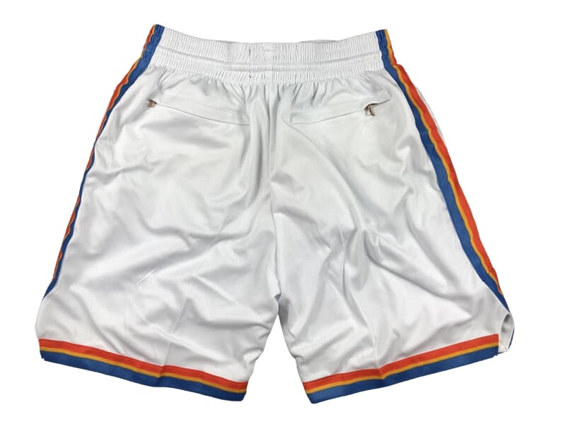 Oklahoma City Thunder White Swingman Shorts