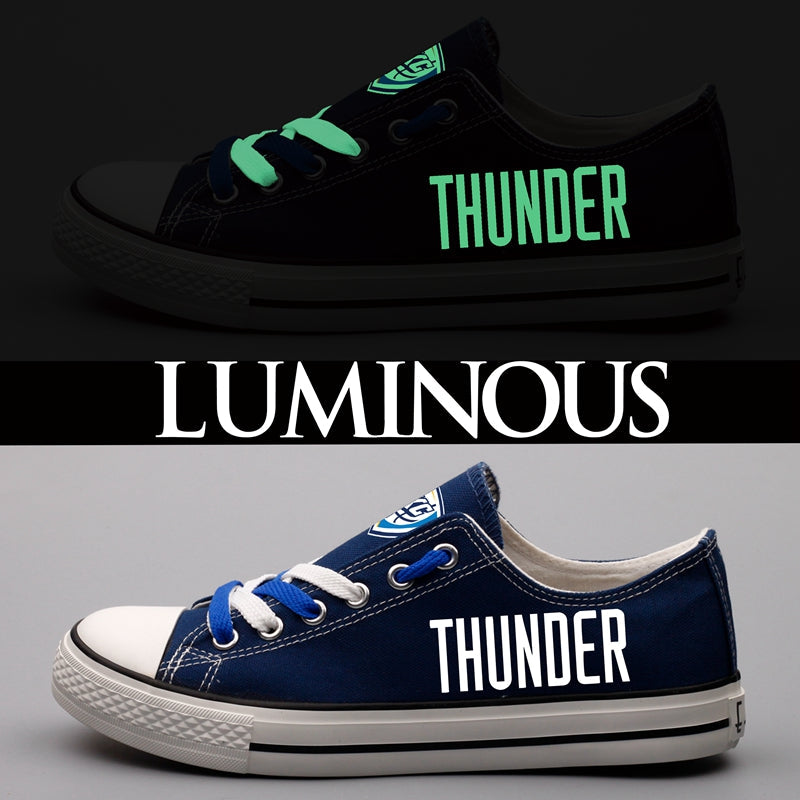 Oklahoma City Thunder Atlanta Hawks Sport Sneakers Shoes For Men Women Fans