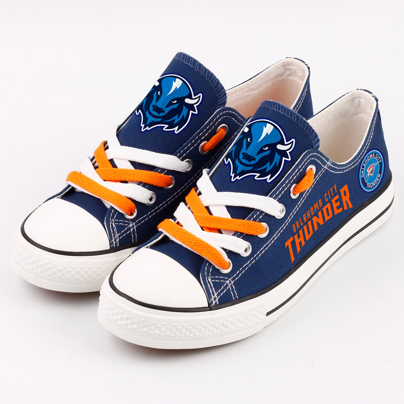 Oklahoma City Thunder Atlanta Hawks Sport Sneakers Shoes For Men Women Fans