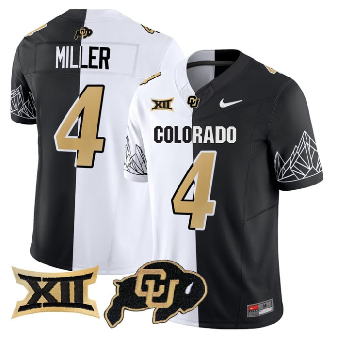 Omarion Miller Jersey #4 Colorado Buffaloes 2025 Limited V2 Stitched Stripeout