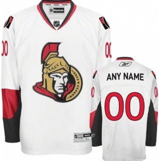 Ottawa Senators Customized White Jersey