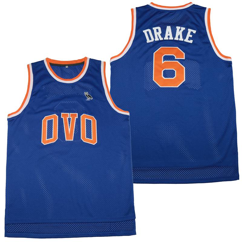 Ovo #6 Drake Movie Basketball Jersey