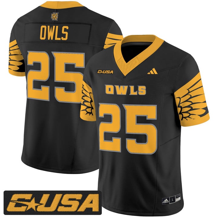 Owls Jersey #25 Kennesaw State Owls 2025 Vapor Limited Stitched