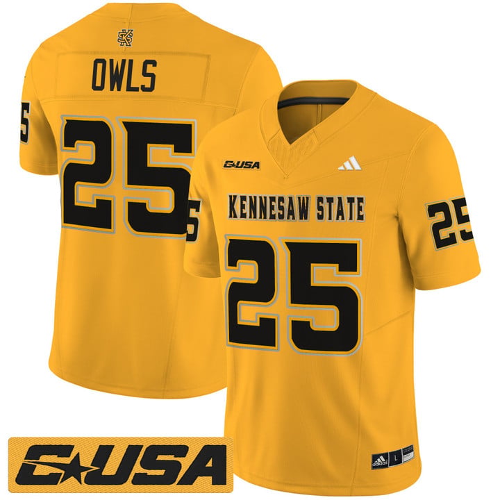 Owls Jersey #25 Kennesaw State Owls 2025 Vapor Limited Stitched