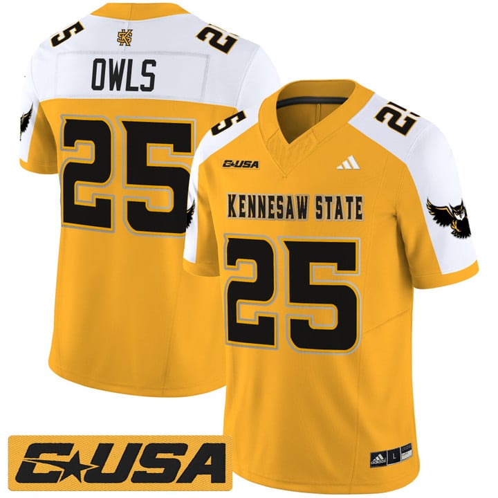 Owls Jersey #25 Kennesaw State Owls 2025 Vapor Limited Stitched