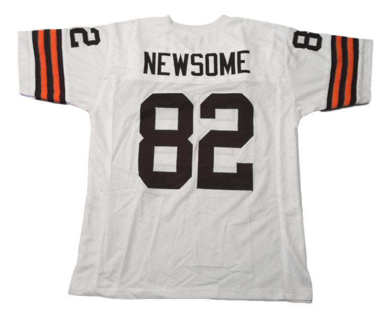 Ozzie Newsome CUSTOM STITCHED Unsigned Football Jersey White