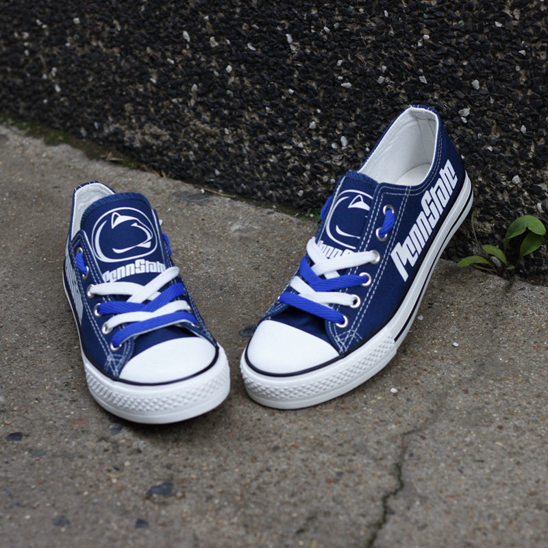 Penn State Nittany Lions Limited Print NCAA College Students Low Top Canvas Shoes Sport Sneakers 1