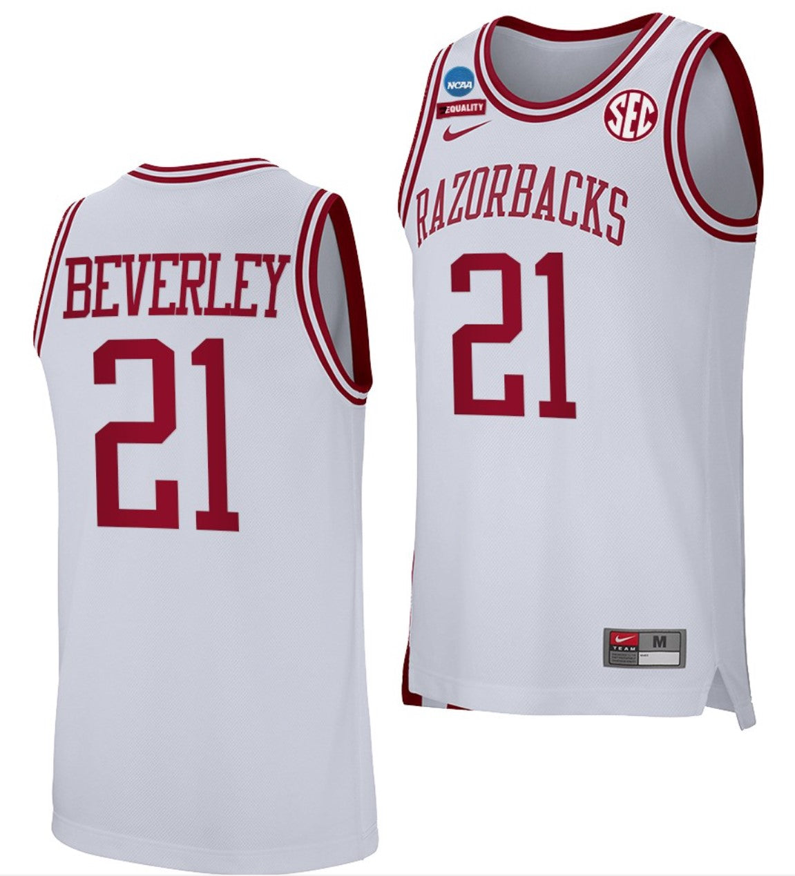 Patrick Beverley Jersey Arkansas Razorbacks College Basketball 100 Season #21