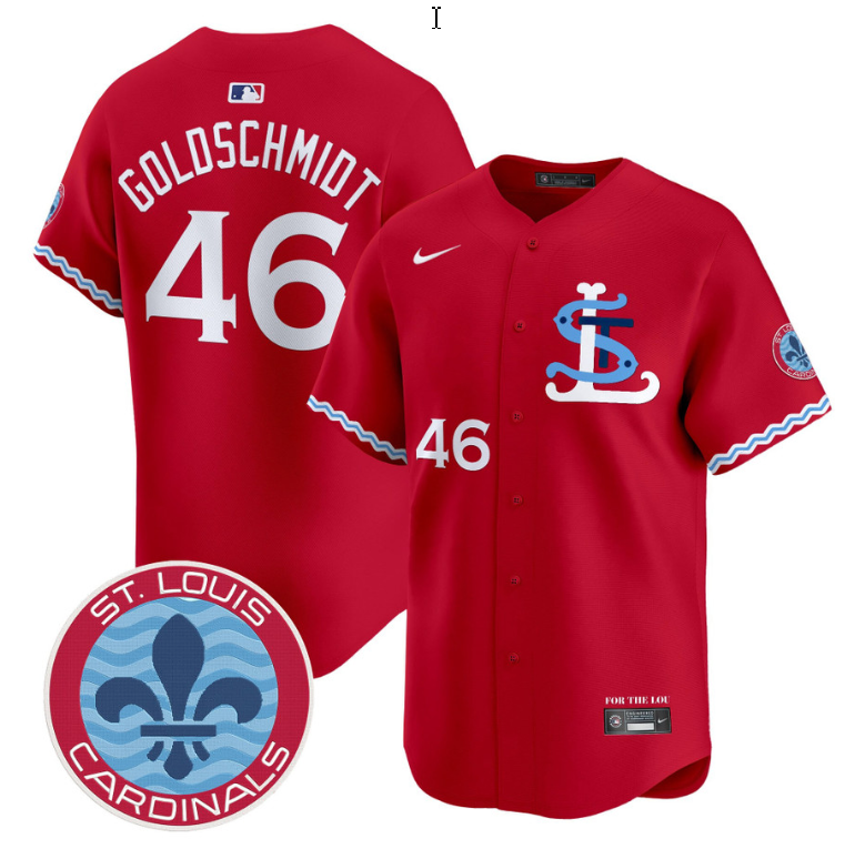 Paul Goldschmidt Jersey #46 St. Louis Cardinals City Connect Vapor Premier Limited Stitched
