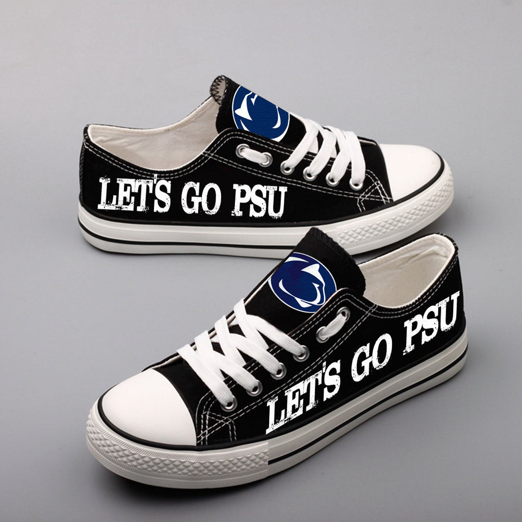 Penn State Nittany Lions Limited Print NCAA College Students Low Top Canvas Shoes Sport Sneakers 2