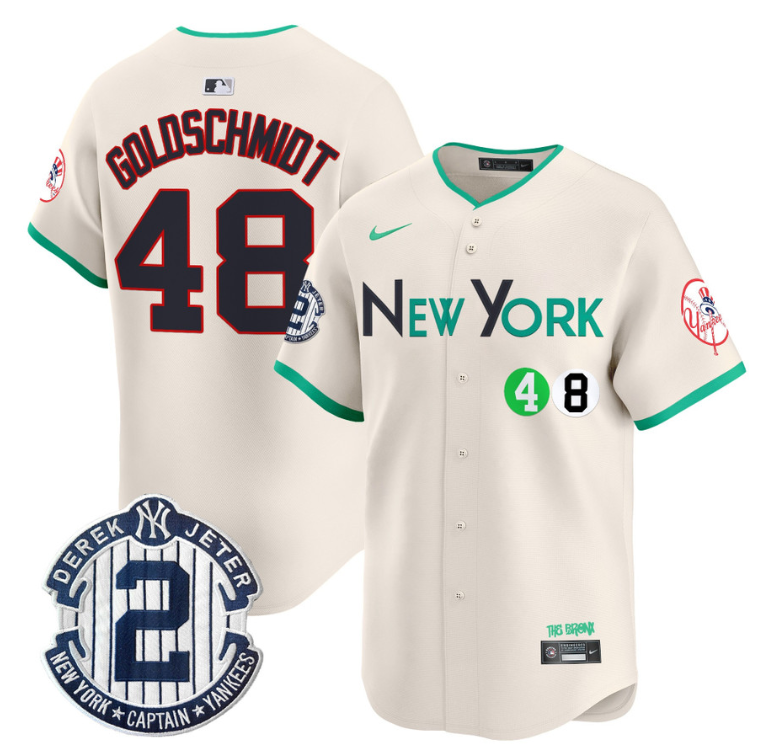 Paul Goldschmidt Jersey #48 New York Yankees City Connect Vapor Premier Limited Stitched Cream
