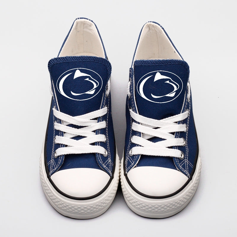 Penn State Nittany Lions Limited Print NCAA College Students Low Top Canvas Shoes Sport Sneakers 3