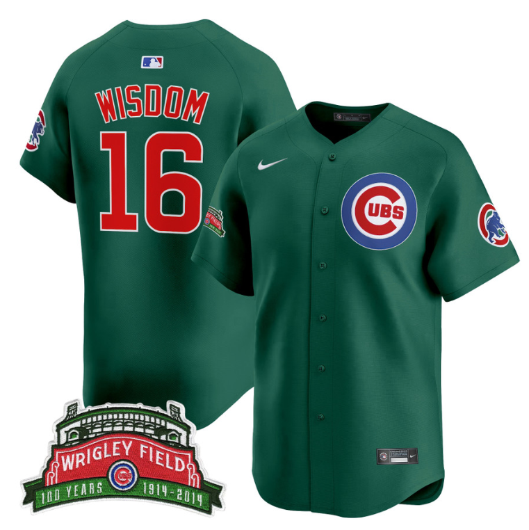 Patrick Wisdom Jersey #16 Chicago Cubs Wrigley Field Style Vapor Premier Limited Stitched