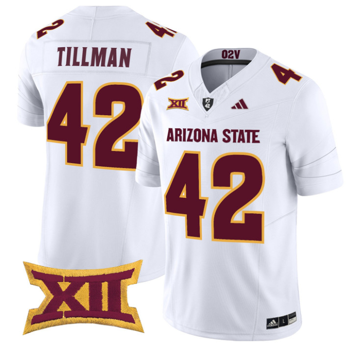 Pat Tillman Jersey #42 Arizona State Sun Devils 2025 Limited Stitched White