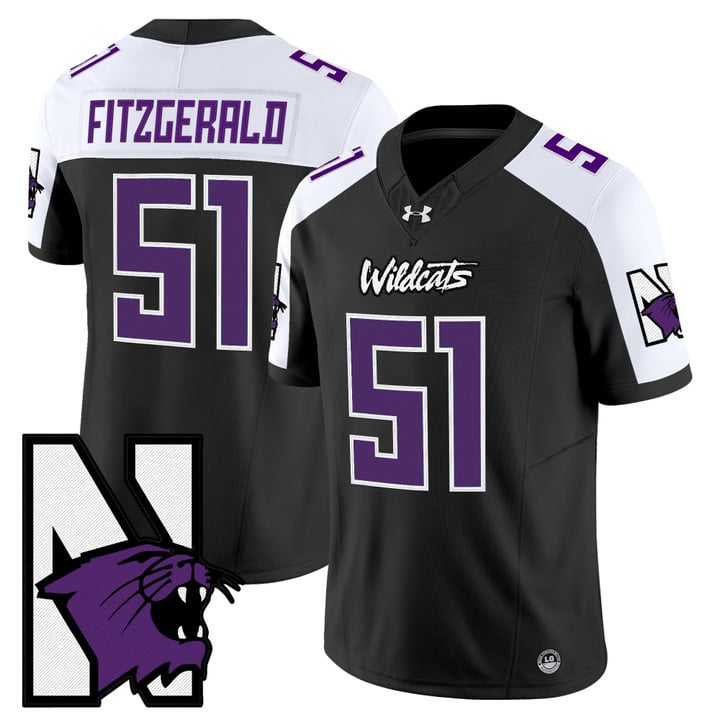 Pat Fitzgerald Jersey #51 Northwestern Wildcats Honoring 95 Vapor Limited Stitched