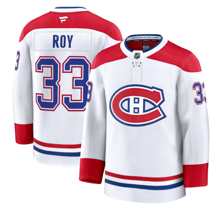 Patrick Roy Jersey #33 Montreal Canadiens Timeless Premium Stitched 2025 Away