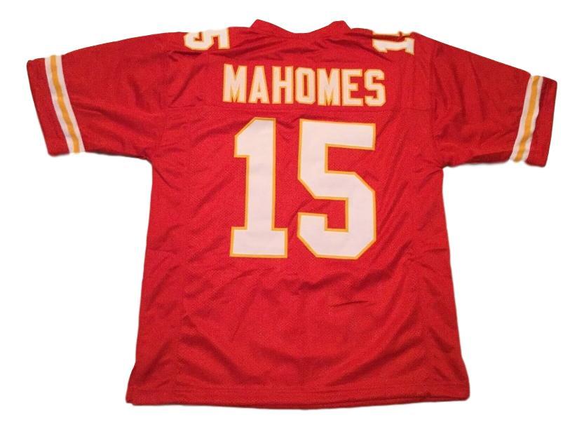 Patrick Mahomes CUSTOM STITCHED Unsigned Football Jersey Red