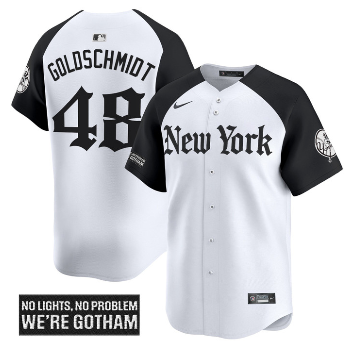 Paul Goldschmidt Jersey #48 New York Yankees Gothic Legacy Edition Vapor Premier Stitched Alternate
