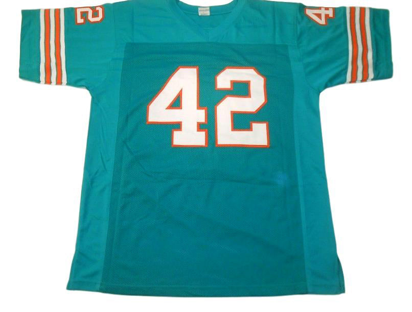 Paul Warfield CUSTOM STITCHED Unsigned Football Jersey Teal Green