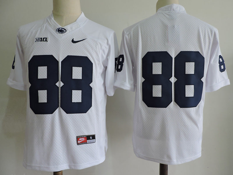 Penn State Nittany Lions #88 No Name Football Jersey White