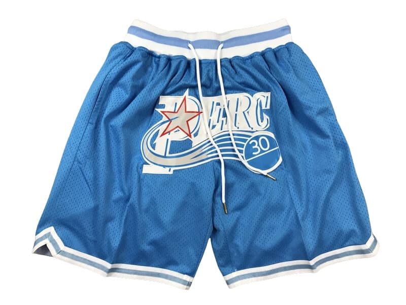 Perc O’Cet #30 Basketball Shorts Blue