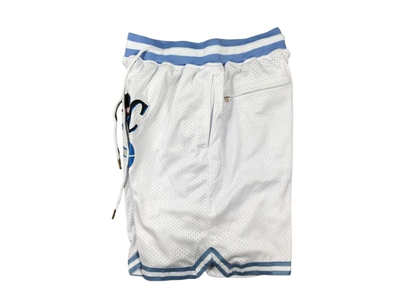 Perc O’Cet #30 Basketball Shorts White