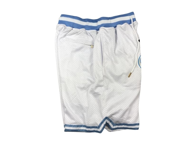 Perc O’Cet #30 Basketball Shorts White
