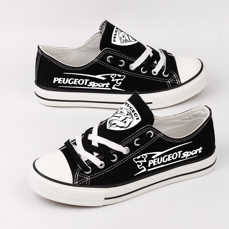 Peugeot Canvas Sneakers Shoes For Men Women Fans