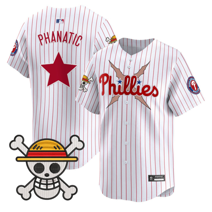 Phanatic Jersey Philadelphia Phillies One Piece 2025 Limited Stitched Stripes