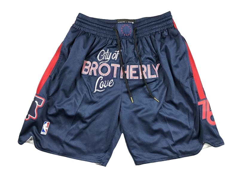 Philadelphia 76ers 2023-24 Navy Shorts
