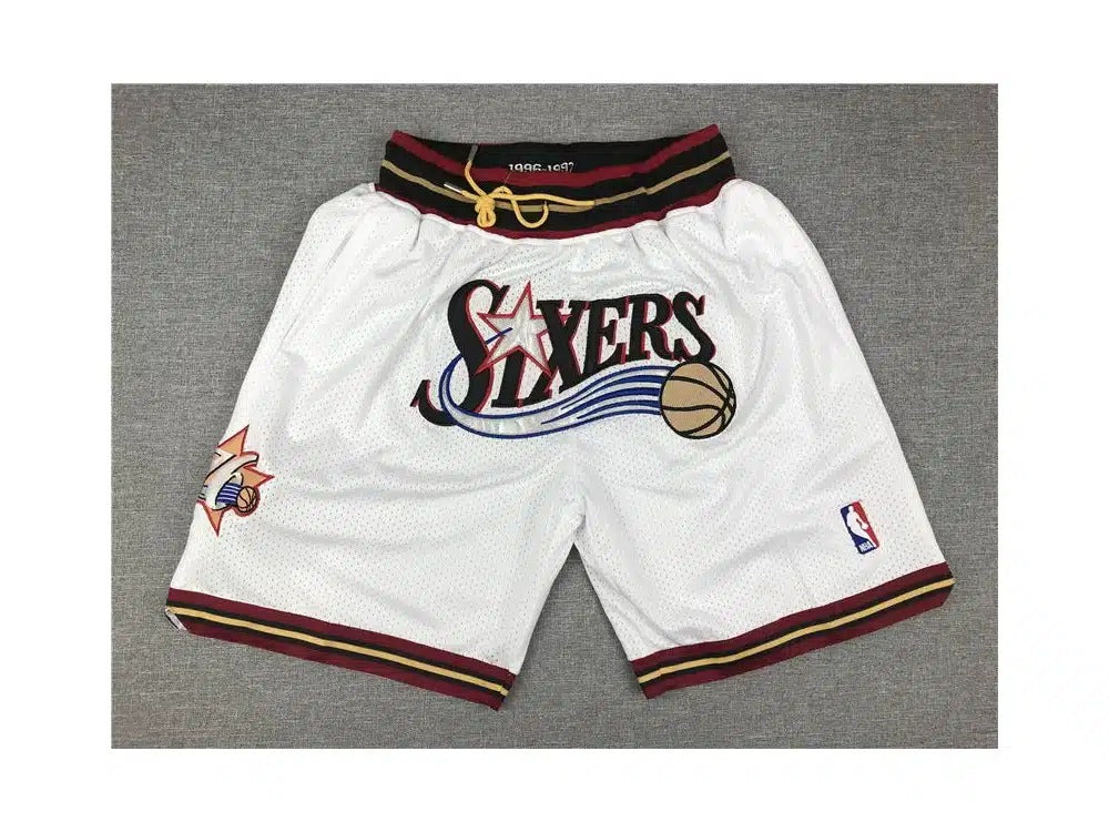 Philadelphia 76ers Shorts White