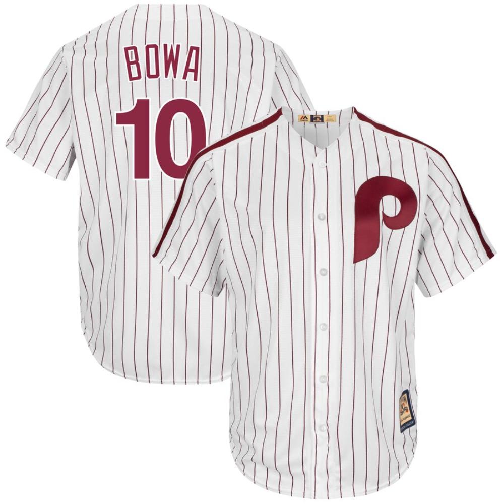 Philadelphia Phillies Larry Bowa White Throwback Jersey