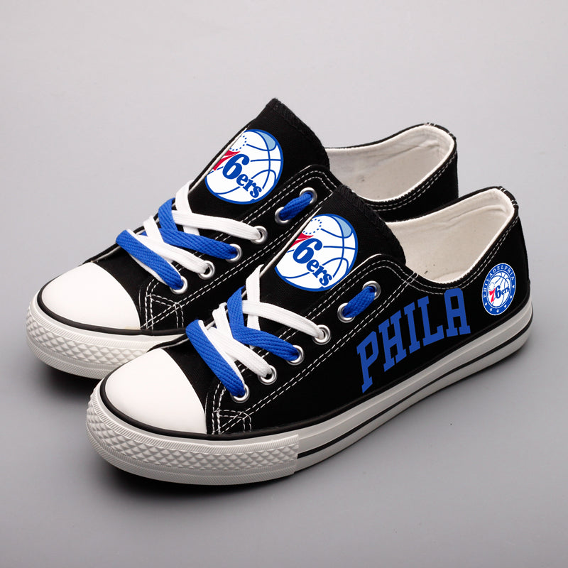 Philadelphia 76ers Atlanta Hawks Sport Sneakers Shoes For Men Women Fans